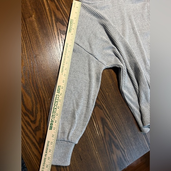 Loft Ribbed Mock Neck pullover sweater women’s Large Gray preppy cozy retro NWT - Picture 11 of 13